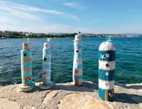 Image 1 of Lighthouse symbol of hope Driftwood 20 - 23 cm