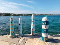 Image 2 of Lighthouse symbol of hope Driftwood 20 - 23 cm