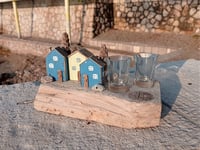 Image 2 of In a town by the sea Driftwood shot glass set 23 cm