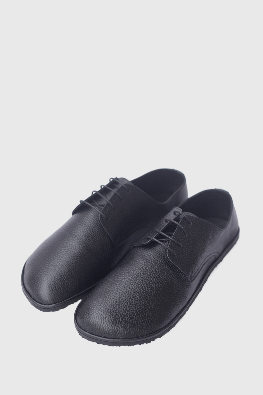 Image of Plain Toe Derby in Pebbled Black - 44 EU - Ready to ship