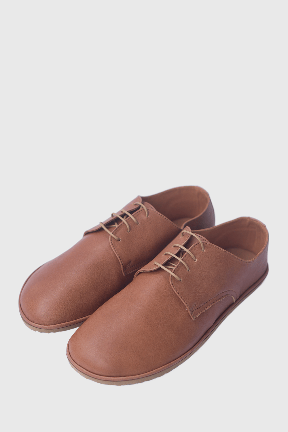 Image of Plain Toe Derby in Tobacco Brown - 39 EU - Ready to ship 