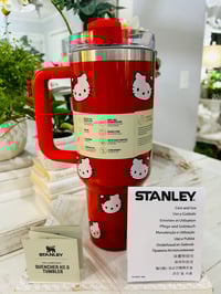 Image 10 of Hello Kitty X Stanley “GLITTER RED” | 40 Oz. FlowState Tumbler