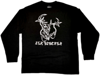 Metallic Silver Print Long Sleeve Shirt