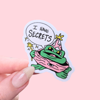 Wizard Frog Vinyl Sticker 