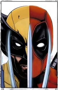 Deadpool Wolverine by Marvel artist Steve Geiger/Tom Rapka