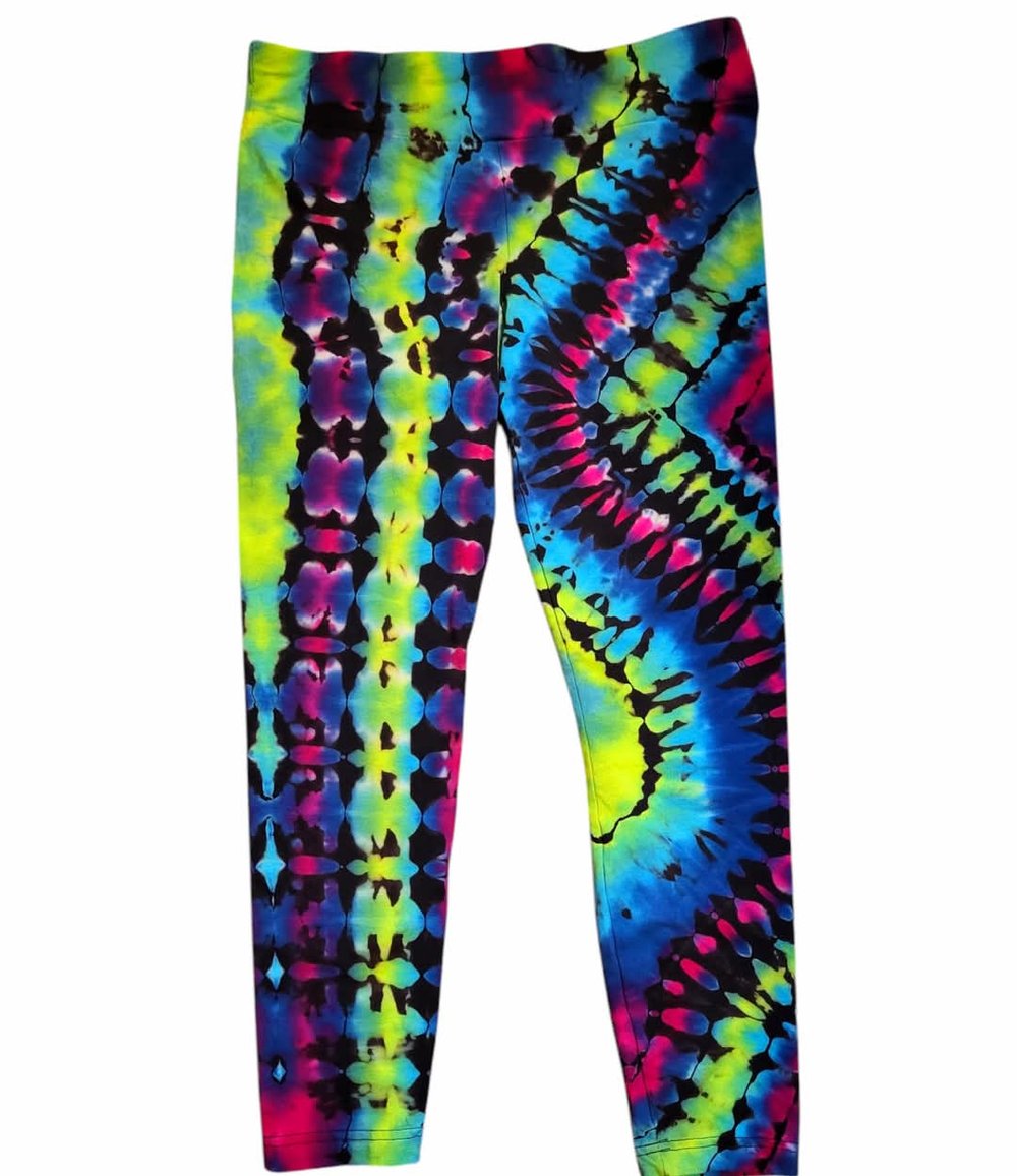 Image of 2 Variant- Size L - Reverse dyed leggings pic 1- 2 -3 -