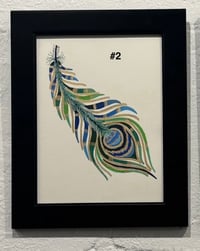 Image 2 of ART - YOUR CHOICE - “Feathers” - Pen, Ink, Marker, Acrylic