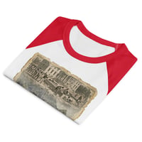 Image 4 of  Our 250th Year | Women’s micro rib raglan baby tee