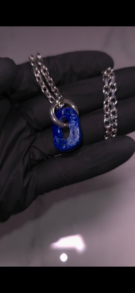 Image of Lapis Link Pendant