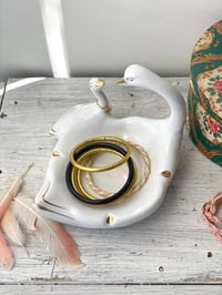 Image 5 of Vide-poches en céramique - cygnes