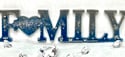 Unique “FAMILY” Sign/Stand