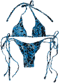 Image 1 of ♲ Blue Bikini Set - M