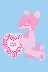 Image 1 of limited edition heaven 4 boygirls vday print