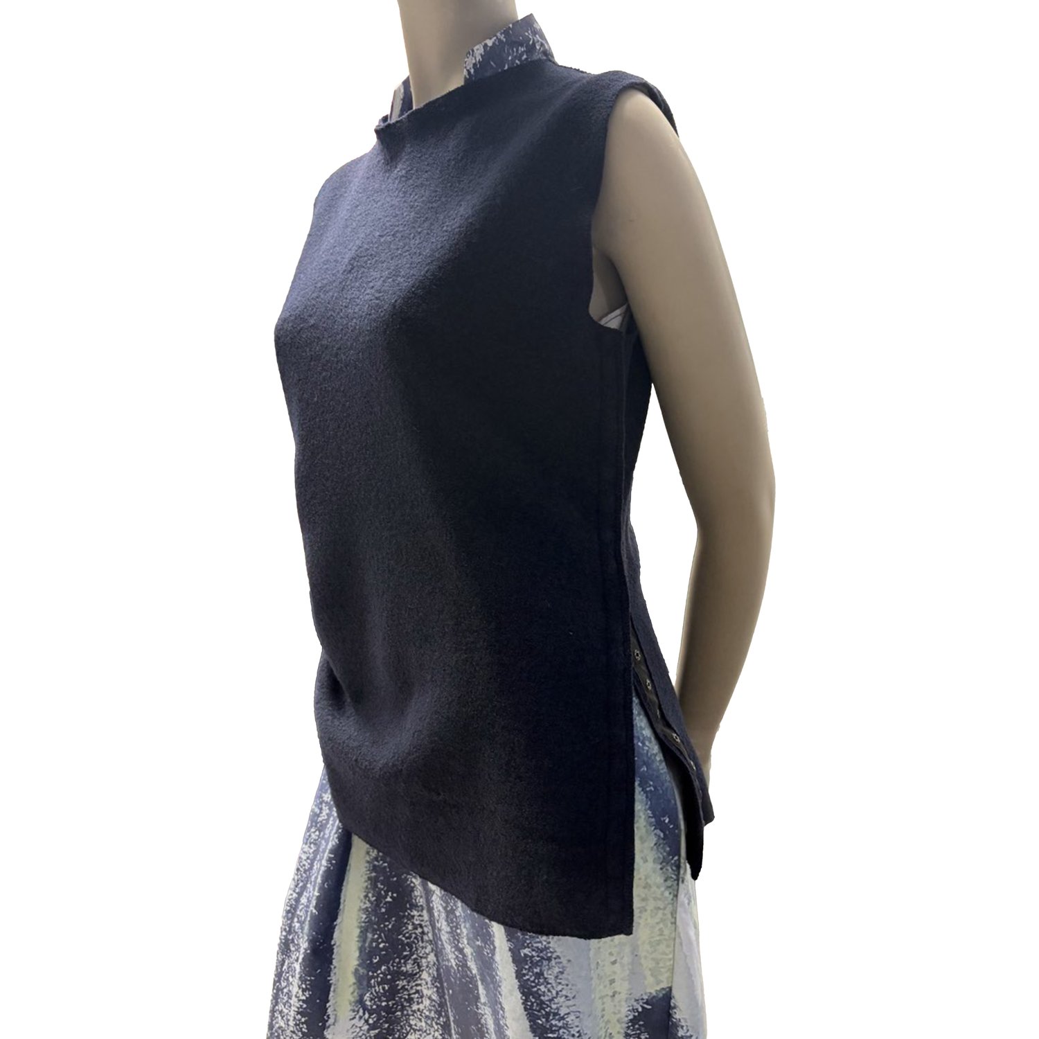 Image of TOP TRANSFORMABLE INTO Boiled wool HH025_023