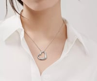 Image 4 of Floating Heart Necklace 