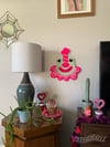 Froggy Valentine's Clown Wall Rug