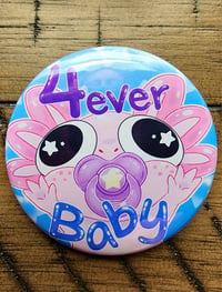 Image 2 of 4ever Baby Axolotl Button