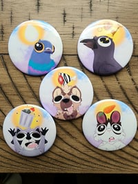 Image 1 of Obsessed Animal Button