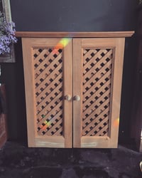 Image 3 of Lattice wood cabinet 