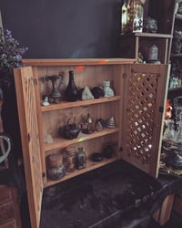 Image 2 of Lattice wood cabinet 