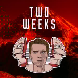 Two Weeks hard enamel pin badge