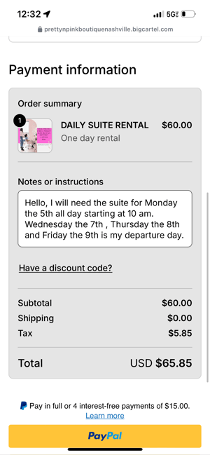 Image of DAILY SUITE RENTAL