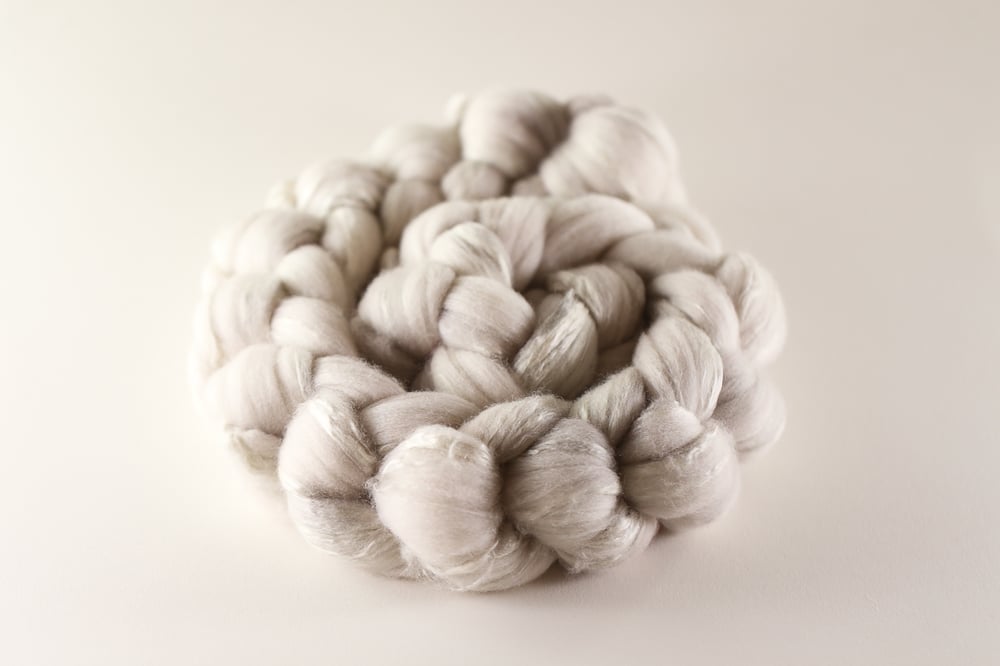 Image of Love Spell coordinate š Superfine Merino + Silk š Ecru (PRE-ORDER)