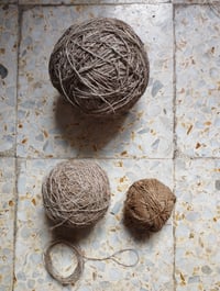 Image 5 of raw HEMP or NETTLE yarn (50 g / 125 m) in different qualities