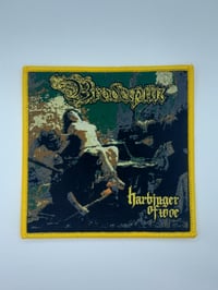 Official Brodequin - Harbringer Of Woe Yellow Border Patch