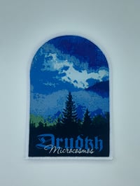 Official Drudkh - Microcosmos White Border Patch