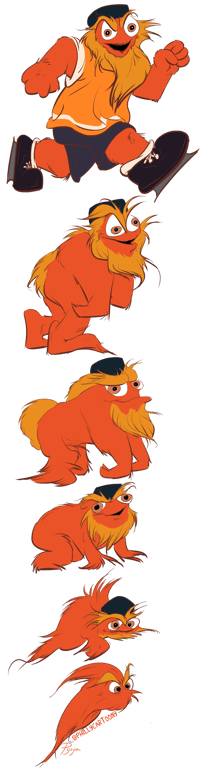 Image 2 of Evolution of Gritty (Vertical Version)