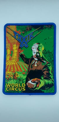 Official Toxik - World Circus Blue Border Patch