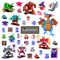 Image 1 of Dragon Warrior Sticker Set (36 Pieces)