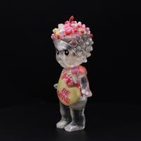 Image 2 of Kilos Kewties Lychee Yellow Conversation Heart Double Cast Resin Figure - Vday Series