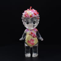 Image 1 of Kilos Kewties Lychee Yellow Conversation Heart Double Cast Resin Figure - Vday Series