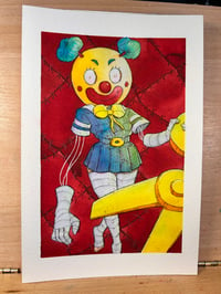 Image 1 of "Killer Clown 2" 6x9 original painting