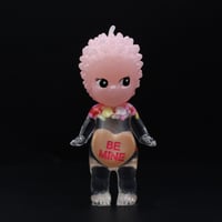 Image 2 of Kilos Kewties Lychee Orange Conversation Heart Double Cast Resin Figure - Vday Series