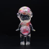 Image 1 of Kilos Kewties Astronaut Pink Conversation Heart Double Cast Resin Figure - Vday Series