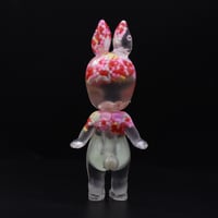 Image 4 of Kilos Kewties Bunny Green Conversation Heart Double Cast Resin Figure - Vday Series