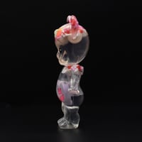 Image 3 of Kilos Kewties Mouse Purple Conversation Heart Double Cast Resin Figure - Vday Series
