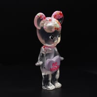 Image 6 of Kilos Kewties Mouse Purple Conversation Heart Double Cast Resin Figure - Vday Series