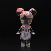 Image 4 of Kilos Kewties Mouse Purple Conversation Heart Double Cast Resin Figure - Vday Series