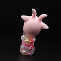 Image 6 of Kilos Kewties Pink Glow in the Dark Sitting Goat Double Cast Resin Figure - Vday Series