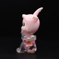 Image 7 of Kilos Kewties Pink Glow in the Dark Sitting Goat Double Cast Resin Figure - Vday Series