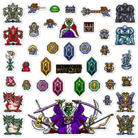 Image 1 of Final Fantasy: Mystic Quest Sticker Set (39 Pieces)