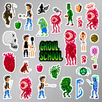 Image 1 of Ghoul School Magnet Set (29 Pieces)