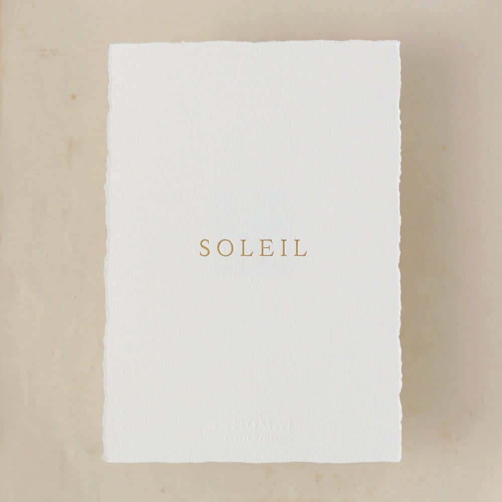 Image of PETITE AFFICHE / SOLEIL / DORÉ / DÉLICAT