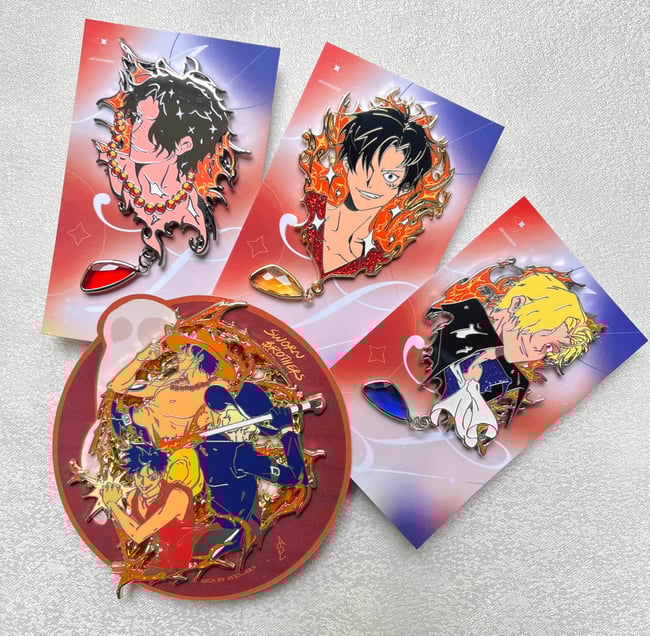 [PRE-ORDER] ASL Brothers Pins & Stickers