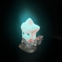 Image 10 of Kilos Kewties Glow in the Dark Pink Laying Starfish Double Cast Resin Figure - Vday Series