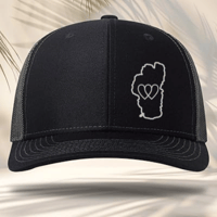 Gray & Black hat- White Logo